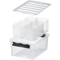 SmartStore Classic + insert Aufbewahrungsbox, 14L, 6 Einsätze