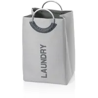 Kela Wäschesammler PALMA felsgrau (BHT 36x56x30 cm) kela