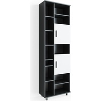 Vicco Badschrank Ilias Weiß/Anthrazit 60 x 190 cm