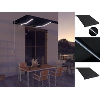 VidaXL LED Einziehbarmarkise 300 x 250 cm anthrazit