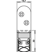 ATHMER Türdichtung Schall-Ex® Ultra WS 1-290 2-s.L.958mm Alu.silberf.HLT