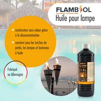 Höfer Chemie 6 x 1 Liter FLAMBIOL® Lampenöl Hochrein