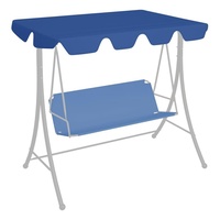 VidaXL Ersatzdach für Hollywoodschaukel Blau 188/168x145/110 cm