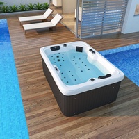 Tronitechnik TroniTechnik® Outdoor Whirlpool LEVANZO inkl. Heizung, Hydromassage, Sanitäracryl