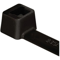 HellermannTyton 111-12050 T120R-HS-BK-C1 Kabelbinder 390mm 7.60mm Schwarz Witterungsstabil 100St.