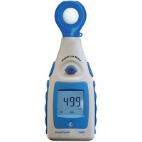 Peaktech Luxmeter, Lichtmesser, Beleuchtungsmessgerät, Helligkeitsmesser, Messgerät mit Messbereich von