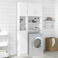 VidaXL Badezimmerschrank Weiß 32×25,5×190 cm Holzwerkstoff