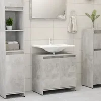 VidaXL Waschbeckenunterschrank 60 x 61 cm Grau