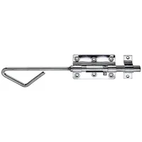 GAH Alberts Bolzen-Stangenriegel mit befestigter Schlaufe gerade, 320mm Edelstahl
