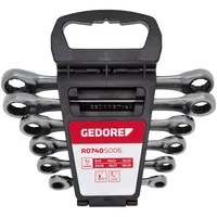 Gedore R07405006 Doppelringratschenschlüssel-Satz SW8-19 mm 6-teilig