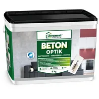 Ultrament Beton Optik, Pulverspachtel, weißgrau, 8kg