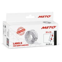 METO Etiketten für Handauszeichner (29x28 mm, weiß, permanent haftend,