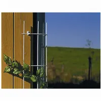 Siena Garden Fallrohrgitter 150 cm weiß für Fallrohr bis
