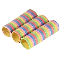 Papstar 3 Luftschlangen 4 m "Stripes" flammhemmend
