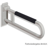 Hewi Serie 801 50.211 Stützklappgriff mit Armpolster felsgrau