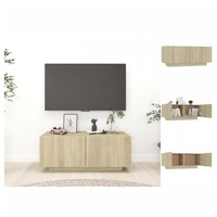 VidaXL TV-Schrank Sonoma-Eiche 100x35x40 cm Holzwerkstoff