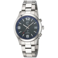 Ett Eco Tech Time EGS-11485-32M Funk-Solar Herren-Armbanduhr Gobi Blau