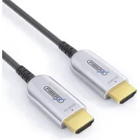 FIBERX FX-I350-020 HDMI-Kabel 20 m Schwarz/Grau/Silber