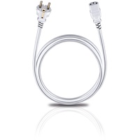 Oehlbach Powercord C13 Netzkabel 5,0 m weiß