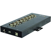 Startech StarTech.com 8-Port USB to Rs232/422/485 Adapter - Black