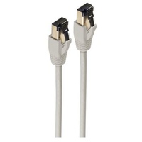 ShiverPeaks BASIC-S Patchkabel, Kat. 8, F/FTP, 10,0 m, grau