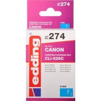 Edding kompatibel zu Canon CLI-526C cyan