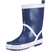 Playshoes Kinder Gummistiefel aus Naturkautschuk, trendige Unisex Regenstiefel mit