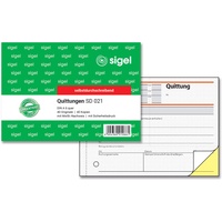 Sigel Quittung A6 quer 2x40 Blatt