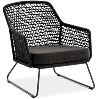 Niehoff Loungesessel Kubu - Kordelflechtung, Aluminium
