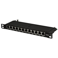 Logilink NP0066 12 Port Patchpanel (10 Zoll), PoE und