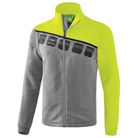 Erima 5-C Jacke mit abnehmbaren Ärmeln - grau S
