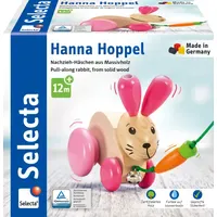 Selecta Hanna Hoppel Nachzieh-Hase Rosa