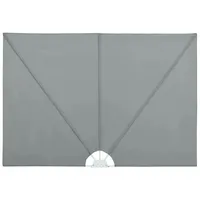 VidaXL Faltbarer Terrassen-Seitenfächer Grau 300×200 cm