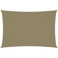 VidaXL Sonnensegel Oxford-Gewebe Rechteckig 2,5x4,5 m Beige