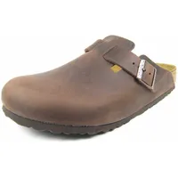 Birkenstock Boston Nubukleder geölt habana 43