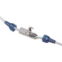 Goobay 79579 Werkzeugloser Kabel, Verbinder "slim" CAT 6A, STP