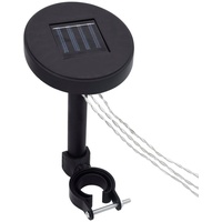 VidaXL Pavillon-LED-Lichterketten mit Solarpanel