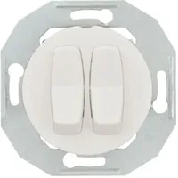 Elso WDE011016 Serienschalter mit Zentralplatte, Renova