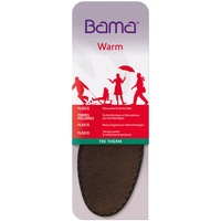 Bama Tri Therm Fleecesohle, Einlegesohle für warme Füße, Fleecesohle