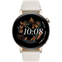 Huawei Watch GT 3 Elegant 42 mm Edelstahl, weißes