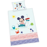 Herding Disney ́s Mickey Mouse Bettwäsche-Set, Mehrfarbig, 40 x