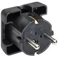 Bachmann Flächenstecker sw, Winkel 911.170