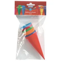 Stylex Schreibwaren Schultüte 6er Deko Schultüte Dekotüten 12cm lang