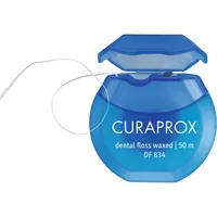 Curaprox DF 834 Zahnseide waxed Minze Spender