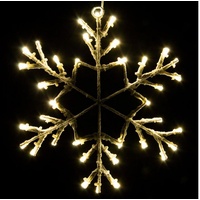 Nipach Schneeflocke 36 LED warm weiß mit Schneeoptik Ø