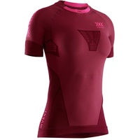 X-Bionic Invent 4.0 Laufshirt Damen namib red/neon flamingo M