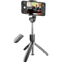 Cellular Line Selfie Stick Freedom schwarz/silber