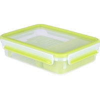 Emsa Clip&Go Brunchbox 518099 1,2l Transparent/Grün