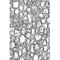Sizzix Tim Holtz Prägeschablone mit 3D-Texturverblassung, Mini-Cobblestone von Tim