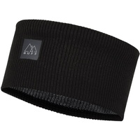 Buff Crossknit Headband Solid schwarz